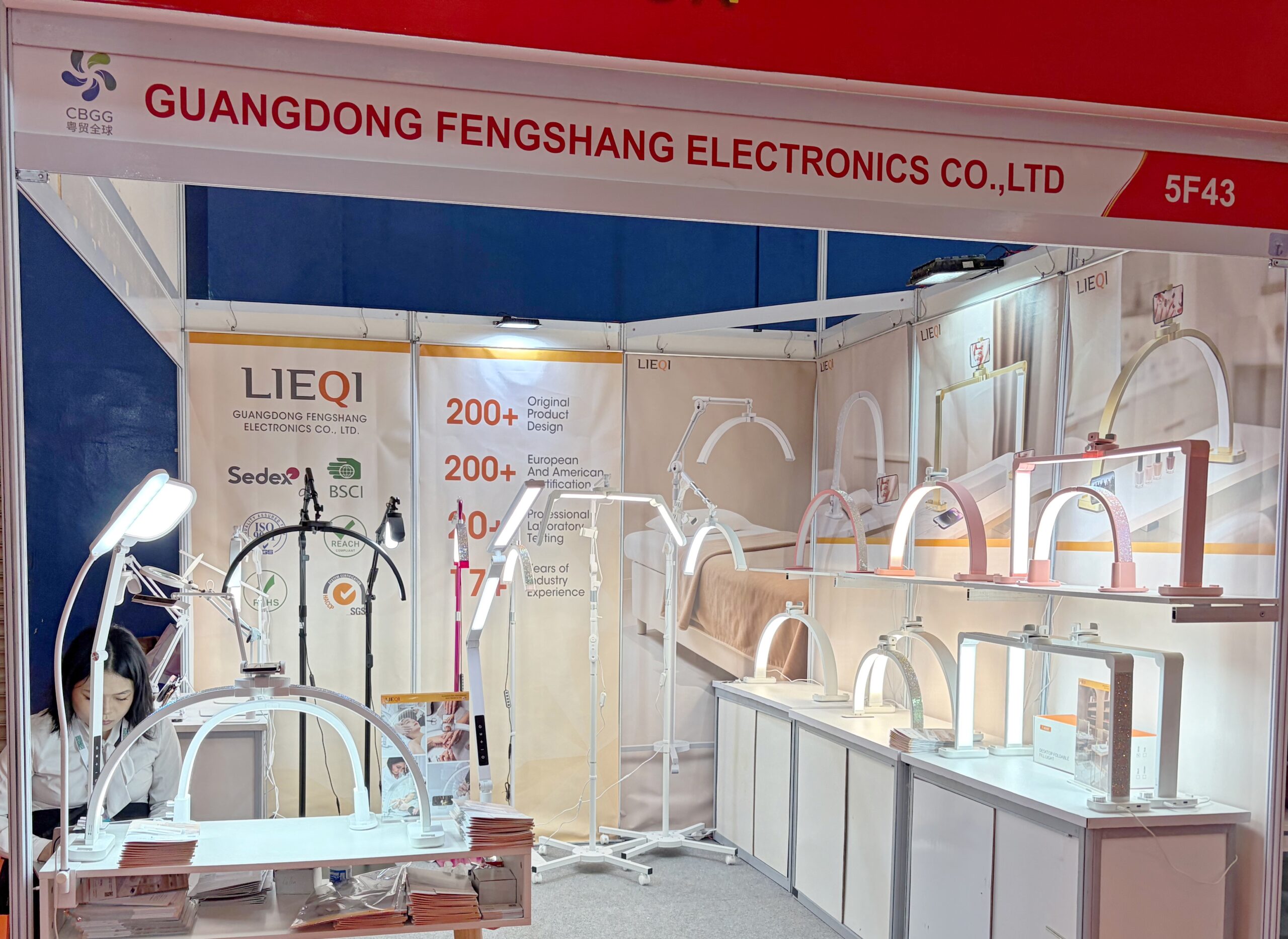 Booth overview at Indonesia Beauty Expo